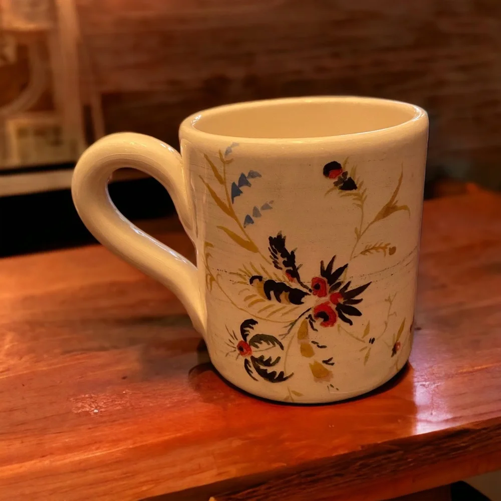 Williams Sonoma Rooster Francais Mug Marc Lacaze Italy French Country Coffee Cup
